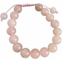 1 Pulsera Cuarzo Rosa Atrae Amor Balance Reiki Yoga Chakras