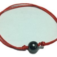 1 Pulsera Hilo Rojo Y Hematita Amuleto Buena Salud