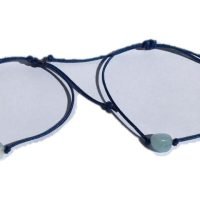 Par De Pulseras Aguamarina Pareja Amor Amistad