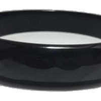 Brazalete Pulsera Ágata Negra Piedra Natural