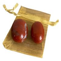 Kit De 2 Piezas De Piedra Natural Jaspe Rojo