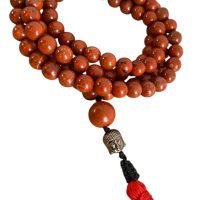 Japamala De Jaspe Rojo De 8 Mm 108 Cuentas Reiki