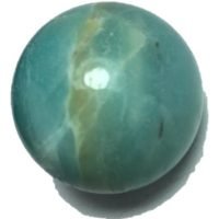 1 Esfera Amazonita 3cm Amuleto Protector Piedra Natural Ujm