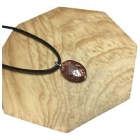 1 Piedra Sol Natural Dije Con Collar