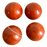 1 Esfera Jaspe Rojo Amuleto Protector Mineral Natural Reiki