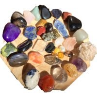 Kit De 10 Cuarzos/ Lapislazuli/amatista/pirita/granate Ujm