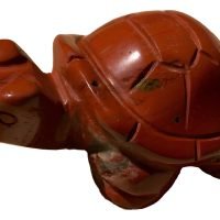 Tortuga Jaspe Rojo Piedra Natural Cuarzo Atrae Suerte