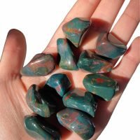 1 Heliotropo Piedra Natural Mineral De Colección Ujm