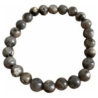 1 Pulsera Labradorita Larvikita 8 Mm Amuleto Yoga Chakras