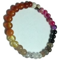 Pulsera De Cuarzos Y Minerales Diferentes Cornalina Citrino