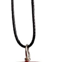 Dije Coral Rojo Auténtico Unisex Elimina Malas Energías