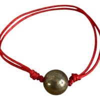 D_872898-MLM83181053553_032025-F.jpg Pulsera Pirita Esfera 10 Mm Hilo Rojo Exito