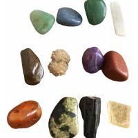 Kit Magico De 12 Cuarzos Y Piedras Amuleto Protector Reiki