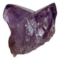 Punta Doble Cuarzo Amatista Natural Piedra De La Paz