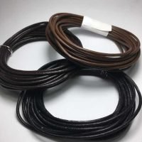 Cordón De Cuero Autentico Para Collar 5 M Grosor 2mmaprox