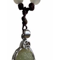 1 Dije Dragon Chino Pi Xiu Tallado Jade Certificado Amuleto