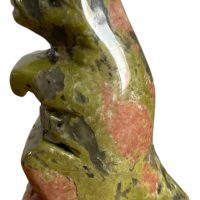 1 Dinosaurio T-rex Unakita Piedra Natural Cuarzo