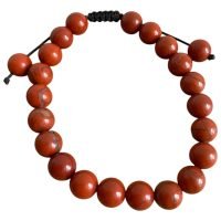 D_895433-MLM82654788323_022025-F.jpg Pulsera Jaspe Rojo Hilo Piedra Natural 8mm Contra Mal De Ojo