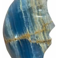 Media Luna De Calcita Aquatina Lemuriana Onix Azul Argentina