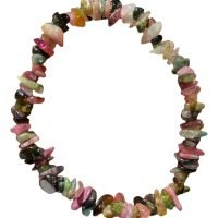 1 Pulsera Turmalina Sandía Piedra Natural Amuleto