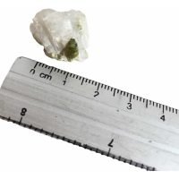 Turmalina Verde Verdelita En Matriz Mineral De Colección