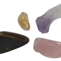 Kit 4 Cuarzos Piedras Atrae Paz Amor Seguridad Dinero