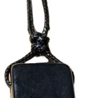 Dije Shungit Shungita Laja Rusa Piedra Natural Protector