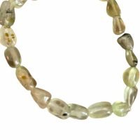 1 Pulsera Prehnita Piedra Del Amor Incondicional Reiki Yoga