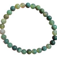 Pulsera De Ágata Musgosa Piedra Natural 6 Mm