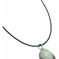 1 Dije Turmalina Rosa Rubelita Piedra Natural Amuleto