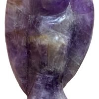 Ángel Cuarzo Amatista Protección Estatuilla Piedra Natural