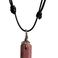 1 Dije Doble Punta Rodonita