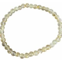 1 Pulsera De Cuarzo Rutilado Piedra Natural Amuleto Ujm