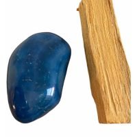 Kit Agata Azul Y Palo Santo Con Bolsita De Regalo
