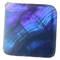1 Cubo De Fluorita Arcoiris Piedra Natural Mineral Reiki