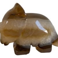Dinosaurio Triceratops Agata Botswana Piedra Natural Cuarzo