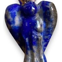 1 Dije Angel Cuarzo Lapislázuli Piedra Del Poder Sanación