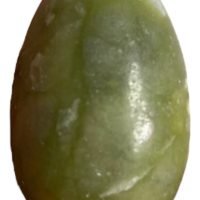1 Huevo Jade Verde Chino 3cm Reiki Chakras Sanación Mineral