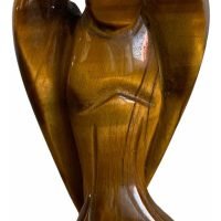 1 Ángel De Cuarzo Ojo De Tigre Y Protección De Bolsillo