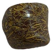 1 Jaspe Mariam Fósil Marino Piedra Natural Amuleto Protector