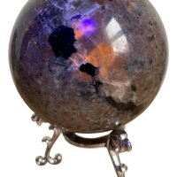 1 Esfera De Yooperlita 6.8cm 437gramos Piedra Natural