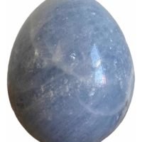 1 Huevo Calcita Azul 4.3 Cm Reiki Chakras Sanación Mineral