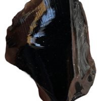 1 Obsidiana Negra En Bruto 100 % Piedra Natural Ujm