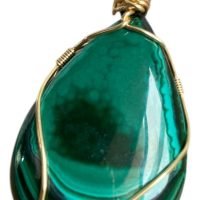 Dije De Malaquita 100 % Piedra Natural