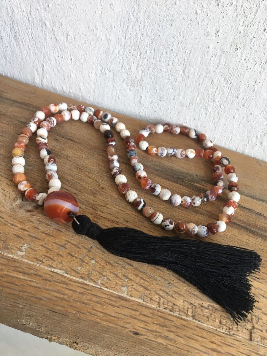 1 Choker/collar Hilo Invisible Con Piedra Cuarzo Amatista