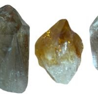 Kit Cuarzo Citrino Cuarzo Ahumado Y Herkimer Colección