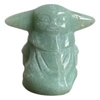Jedi Yoda Cuarzo Aventurina Verde Piedra Natural Mineral