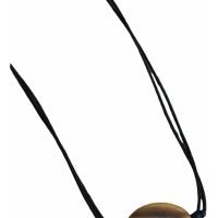 Collar Mini Dije De Ojo De Tigre Piedra Natural