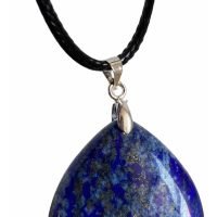 Dije De Lapislázuli Gota Piedra 100% Natural Ujm