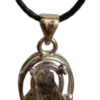 1 Dije Diamante Herkimer Cuarzo Piedra Natural Calidad